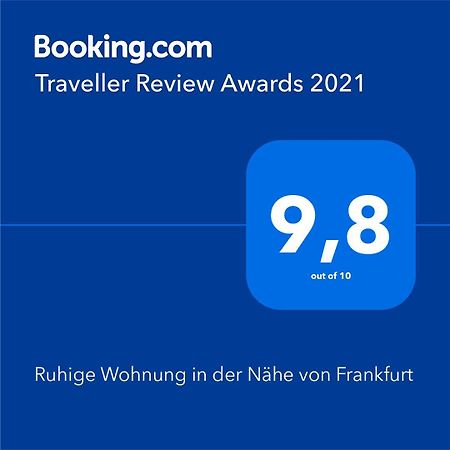 Ruhige Wohnung In Der Naehe Von Frankfurt Kelkheim Esterno foto