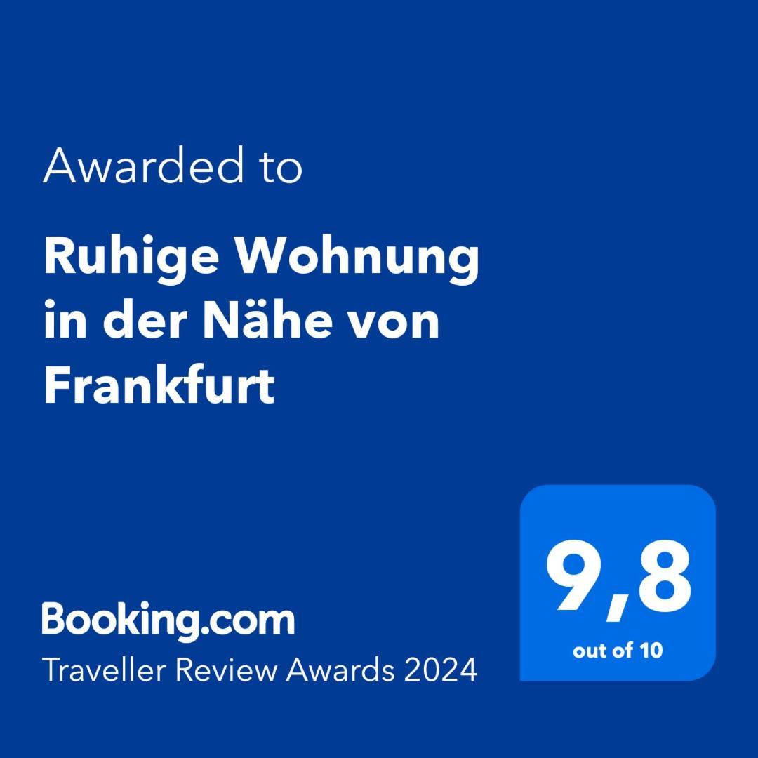 Ruhige Wohnung In Der Naehe Von Frankfurt Kelkheim Esterno foto